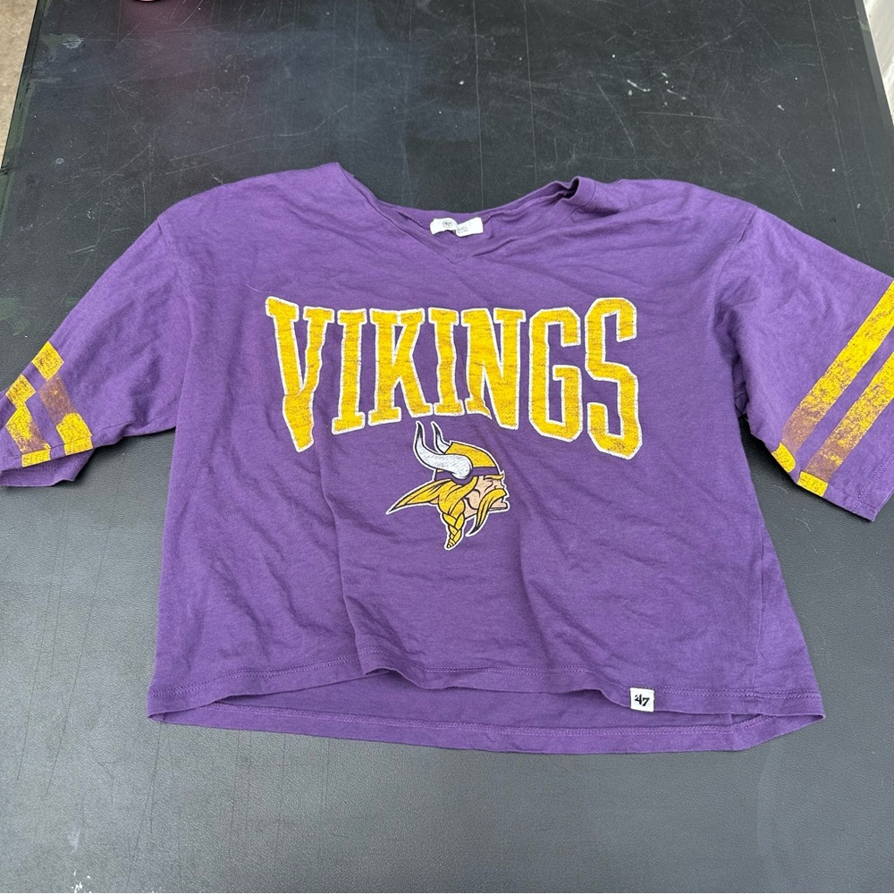 Minnesota Vikings Cropped Tshirt
